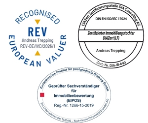 Zertifizierter Immobiliengutachter (DIAZert) für die Marktwertermittlung aller Immobilienarten (LF) - DIN EN ISO/IEC 17024